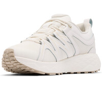 Columbia zapatilla trekking mujer PEAKFREAK ROAM WATERPROOF BLANCO vista trasera