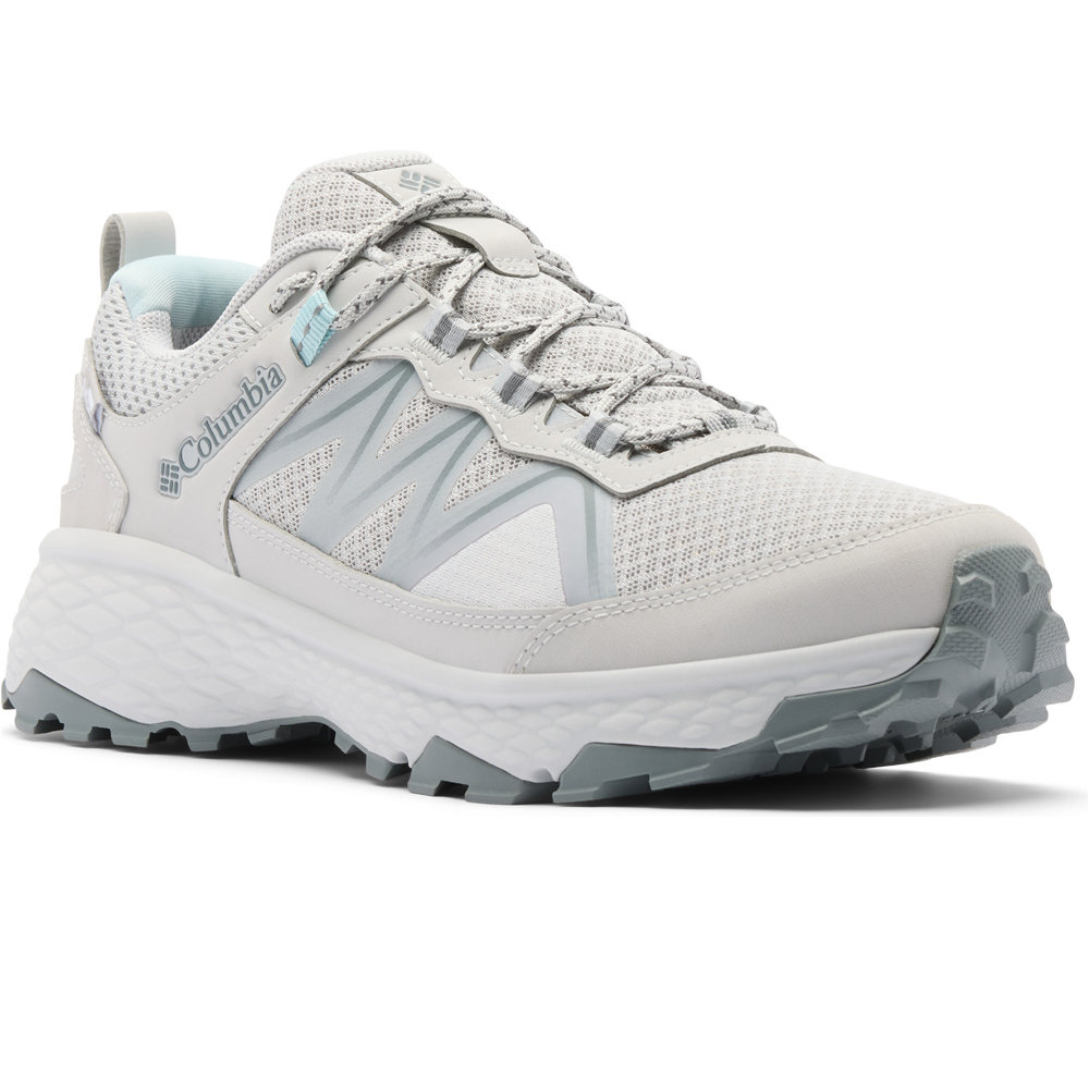 Columbia zapatilla trekking mujer PEAKFREAK RUSH OUTDRY GRIS lateral interior