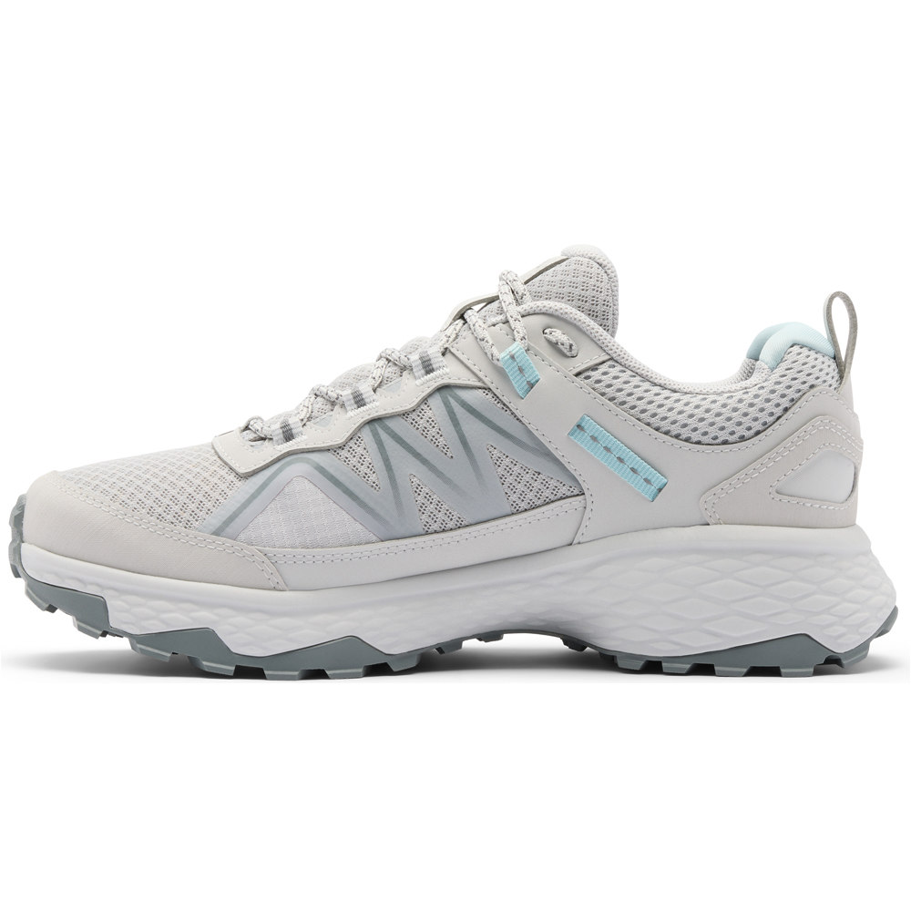 Columbia zapatilla trekking mujer PEAKFREAK RUSH OUTDRY GRIS vista superior