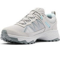 Columbia zapatilla trekking mujer PEAKFREAK RUSH OUTDRY GRIS vista trasera