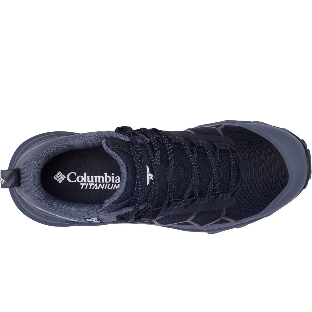 Columbia zapatilla trekking mujer PEAKFREAK TITANIUM OUTDRY NEGRO 07