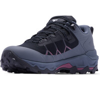 Columbia zapatilla trekking mujer PEAKFREAK TITANIUM OUTDRY NEGRO vista trasera