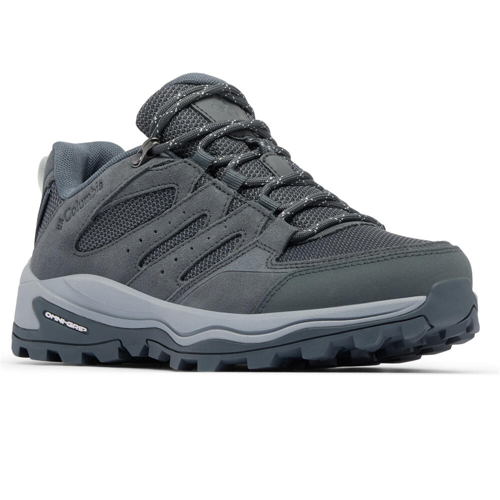 Columbia zapatilla trekking mujer REDMOND IV LOW WATERPROOF GRIS lateral interior
