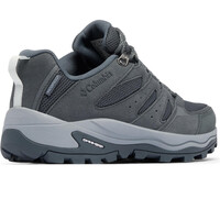 Columbia zapatilla trekking mujer REDMOND IV LOW WATERPROOF GRIS puntera