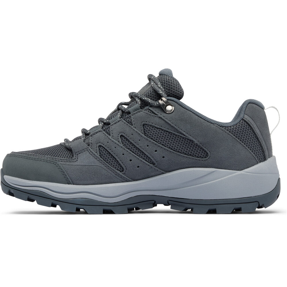 Columbia zapatilla trekking mujer REDMOND IV LOW WATERPROOF GRIS vista superior