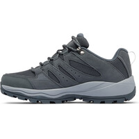 Columbia zapatilla trekking mujer REDMOND IV LOW WATERPROOF GRIS vista superior