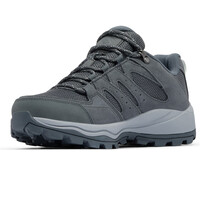 Columbia zapatilla trekking mujer REDMOND IV LOW WATERPROOF GRIS vista trasera