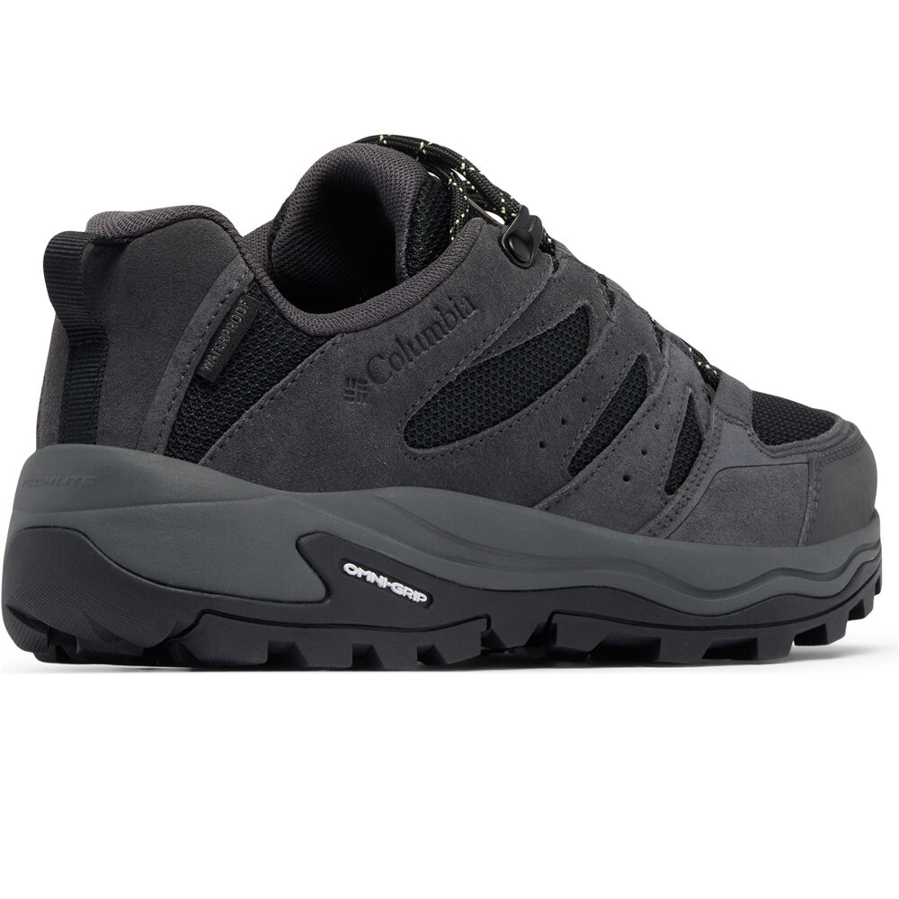 Columbia zapatilla trekking mujer REDMOND IV LOW WATERPROOF NEGRO puntera