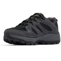 Columbia zapatilla trekking mujer REDMOND IV LOW WATERPROOF NEGRO vista trasera