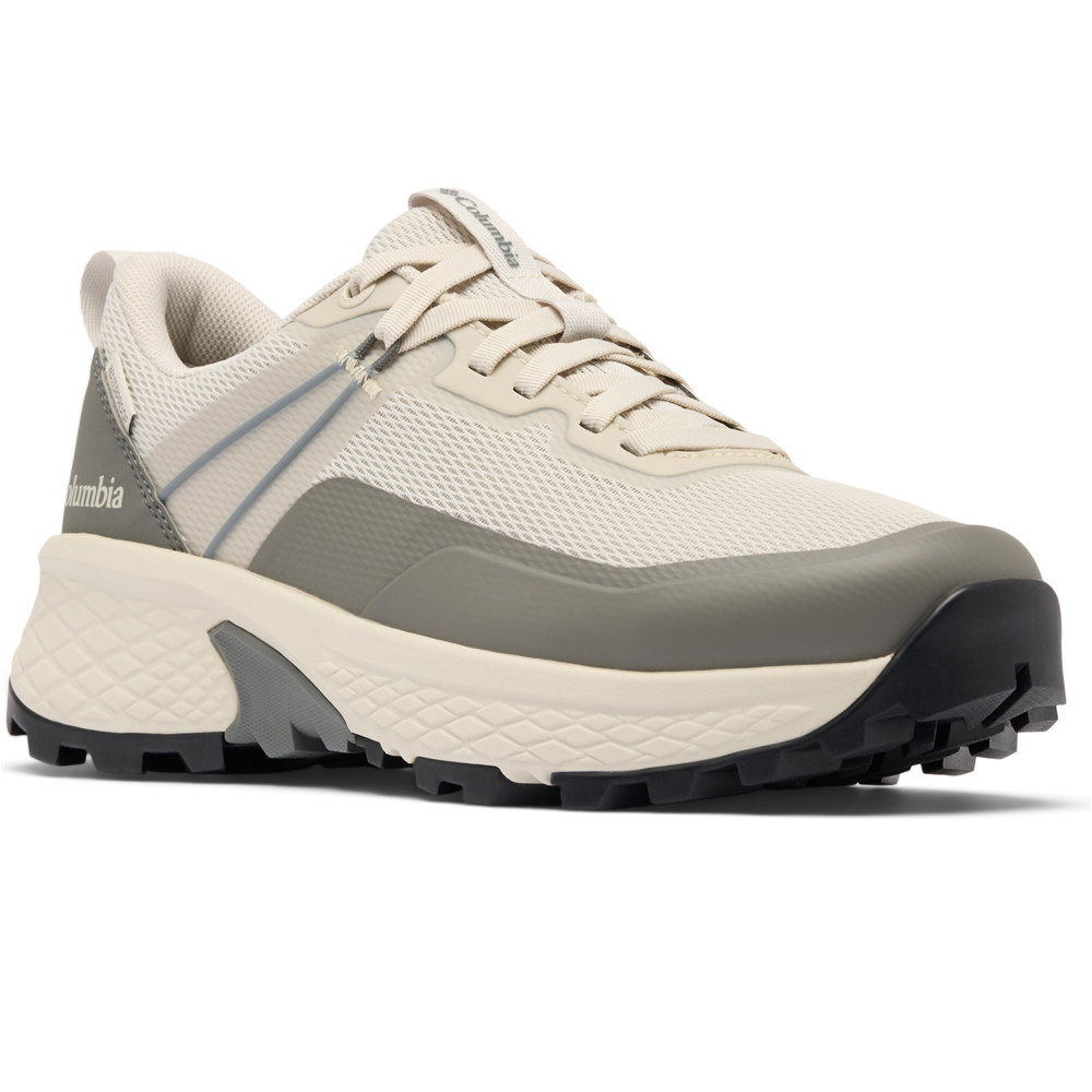 Columbia zapatilla trekking mujer TELLURIX PEAK WATERPROOF GRIS lateral interior