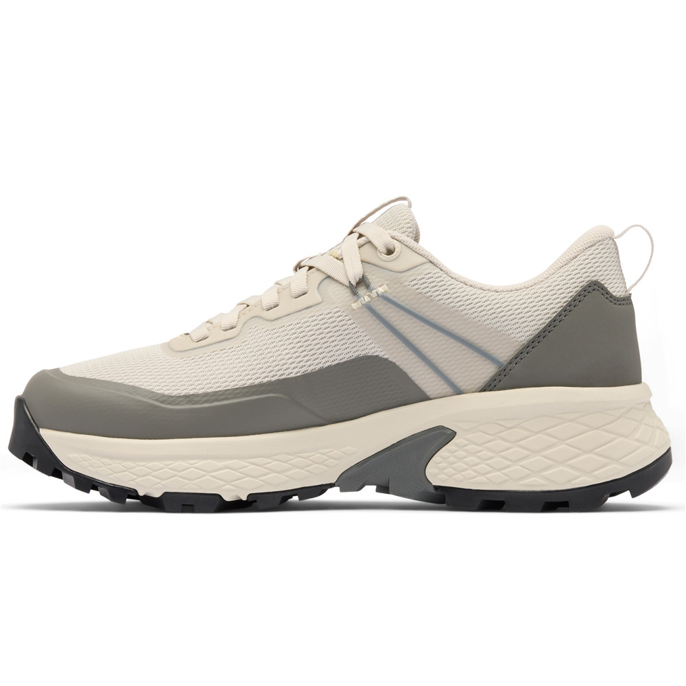 Columbia zapatilla trekking mujer TELLURIX PEAK WATERPROOF GRIS vista superior