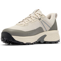 Columbia zapatilla trekking mujer TELLURIX PEAK WATERPROOF GRIS vista trasera