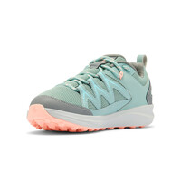 Columbia zapatilla trekking niño PEAKFREAK RUSH WATERPROOF AZUL vista trasera