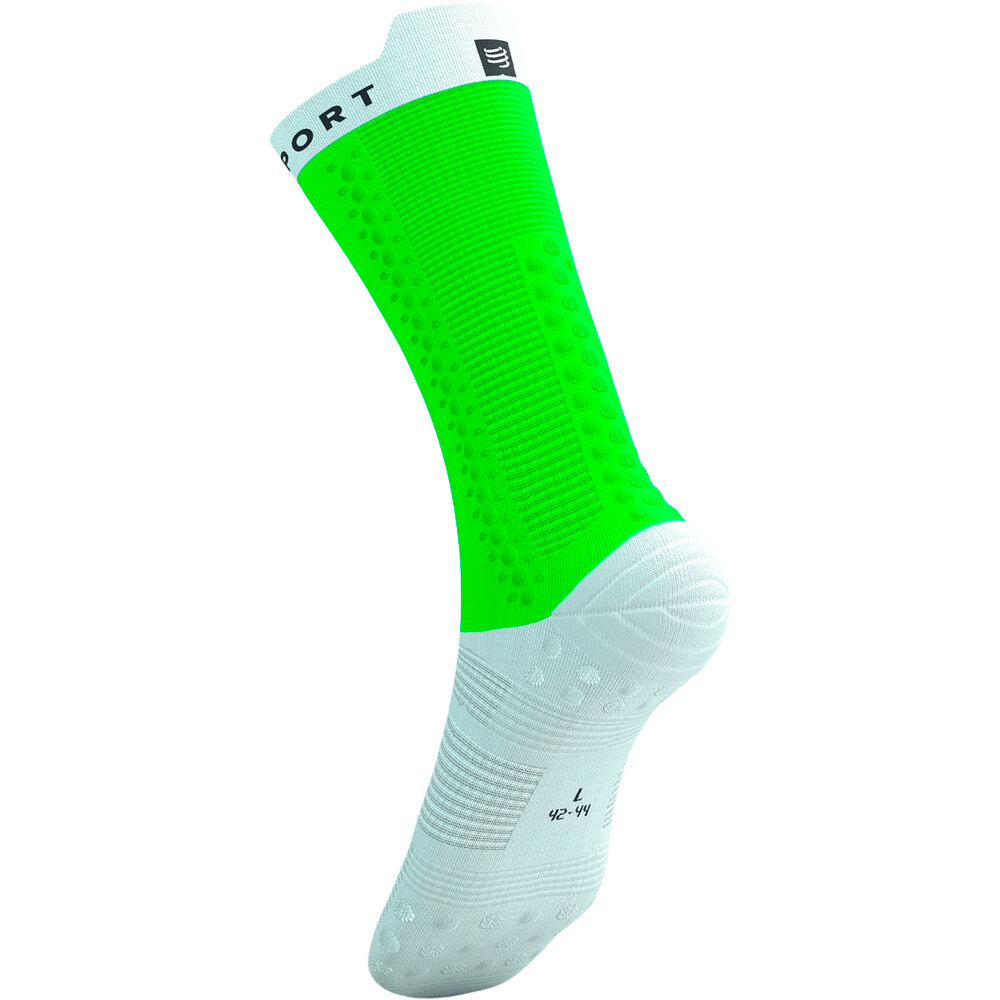 Compressport calcetines ciclismo PRO RACING SOCKS V4.0 BIKE VERDE 03