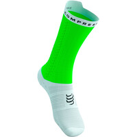 Compressport calcetines ciclismo PRO RACING SOCKS V4.0 BIKE VERDE vista trasera