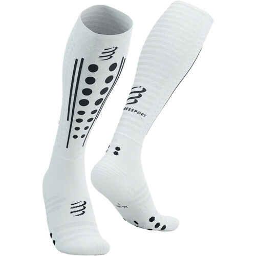 COMPRESSPORT FULL SOCKS AERO blanco
