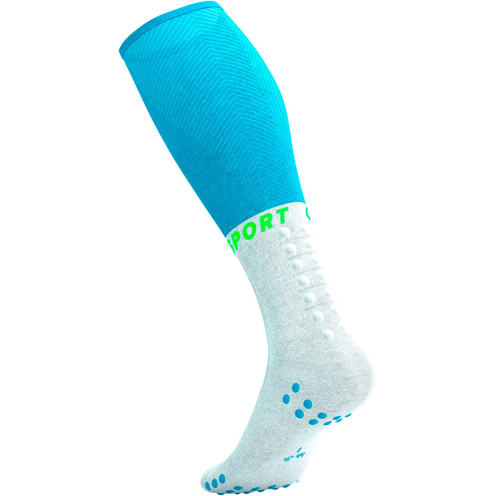 Compressport calcetines running FULL SOCKS OXYGEN AZUL 03