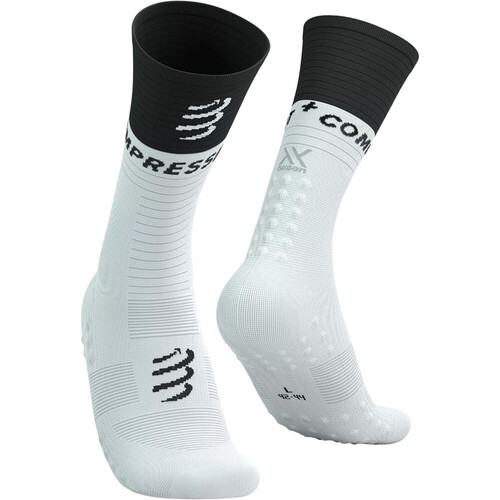 COMPRESSPORT MID COMPRESSION SOCKS V2.0 blanco