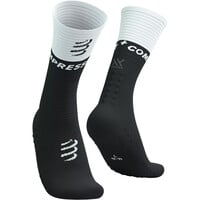 Compressport calcetines running MID COMPRESSION SOCKS V2.0 NEGRO vista frontal