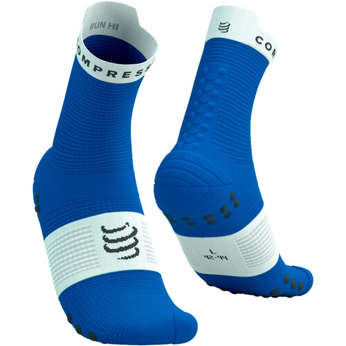 COMPRESSPORT PRO RACING SOCKS V4.0 RUN HIGH azul