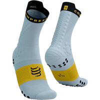 Compressport calcetines running PRO RACING SOCKS V4.0 TRAIL GRIS vista frontal