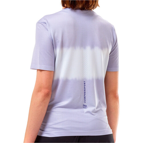Compressport camiseta entrenamiento manga corta mujer PERFORMANCE MORADO