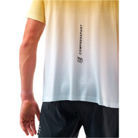 Compressport camisetas trail running manga corta hombre PERFORMANCE AMARILLO 03
