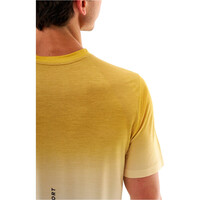 Compressport camisetas trail running manga corta hombre PERFORMANCE AMARILLO vista detalle