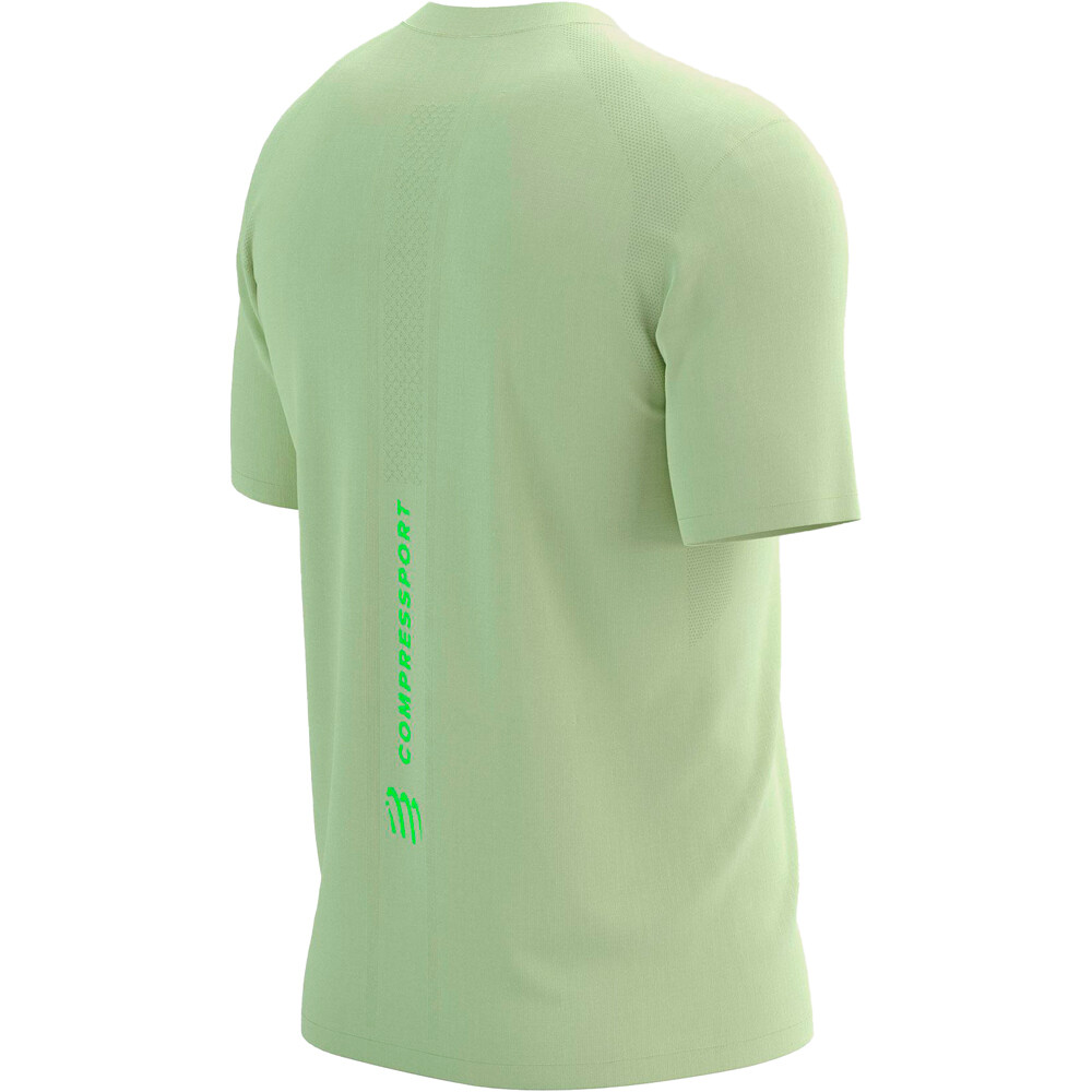 Compressport camisetas trail running manga corta hombre PERFORMANCE MORADO 03