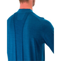 Compressport camisetas trail running manga larga hombre TRAIL HZ AZUL vista detalle