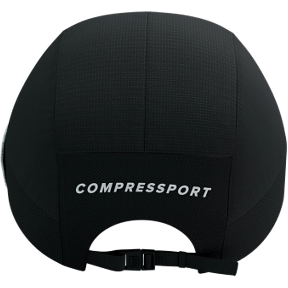 Compressport gorra running 5 PANEL LIGHT CAP NEGRO 03