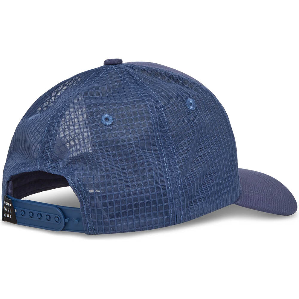 Compressport gorra running TRUCKER 6P AZUL 01