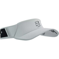 Compressport gorra running VISOR ULTRALIGHT BLANCO vista frontal