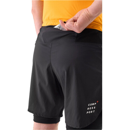 COMPRESSPORT TRAIL RACING 2 IN 1 negro