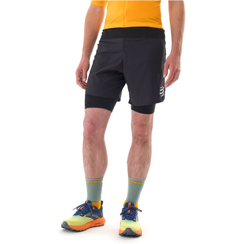 COMPRESSPORT TRAIL RACING 2 IN 1 negro
