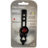 Conor luz trasera bicicleta LUZ TRASERA USB ROJA RUBY  vista frontal
