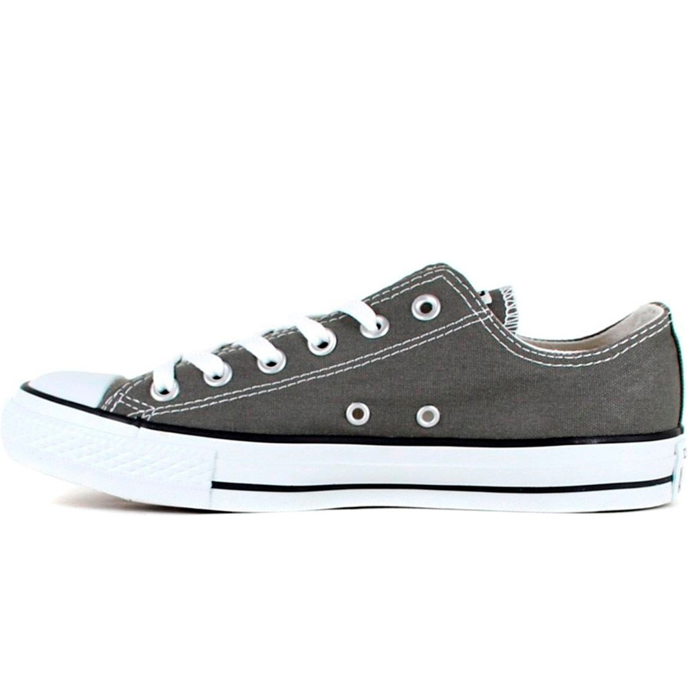 Converse zapatilla moda mujer CHUCK TAYLOR ALL STAR GRIS puntera