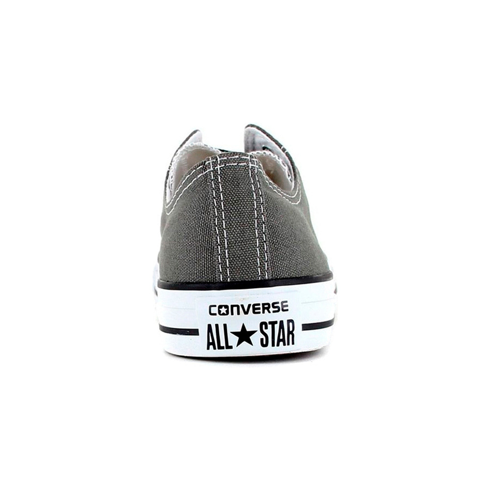 Converse zapatilla moda mujer CHUCK TAYLOR ALL STAR GRIS vista trasera