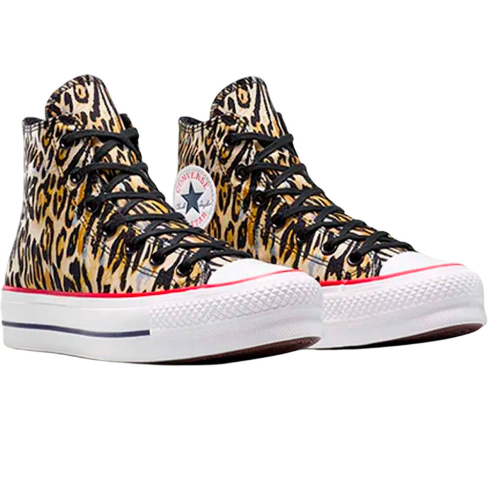 Converse zapatilla moda mujer CHUCK TAYLOR ALL STAR LIFT PLATFORM LEOPARD  lateral interior
