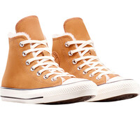 Converse zapatilla moda mujer CHUCK TAYLOR ALL STAR MARRON lateral interior