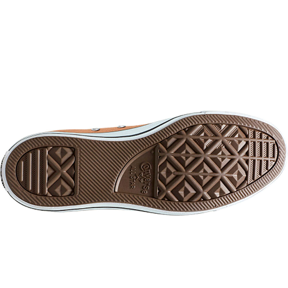 Converse zapatilla moda mujer CHUCK TAYLOR ALL STAR MARRON vista superior