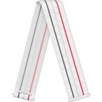 Coros correas de relojes deportivos CORREA PACE 3 NYLON BLANCO vista frontal