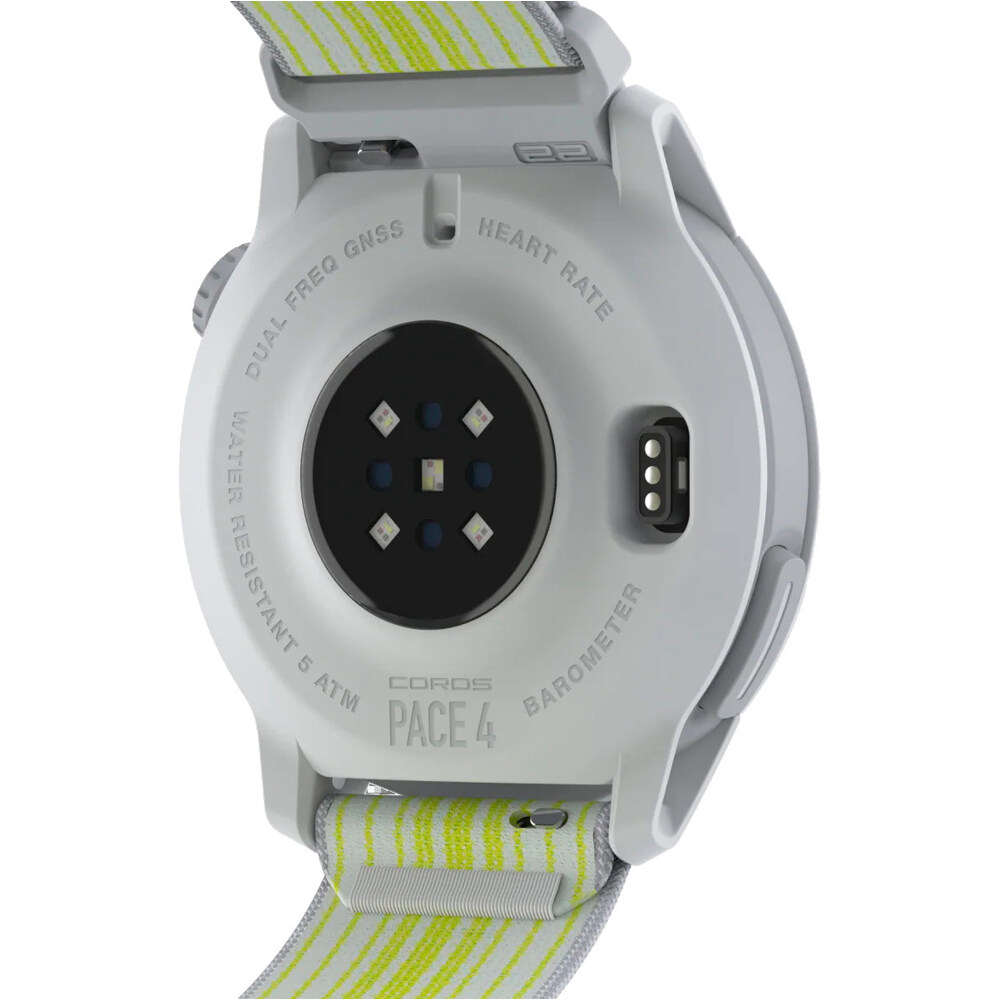Coros pulsómetros con gps PACE 4 NYLON BLANCO 02