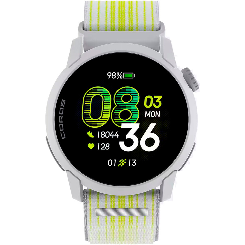 Coros pulsómetros con gps PACE 4 NYLON BLANCO 03