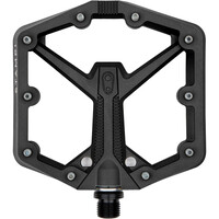 Crank Brothers pedales plataforma STAMP 1 LARGE GEN 2 NEGRO vista frontal