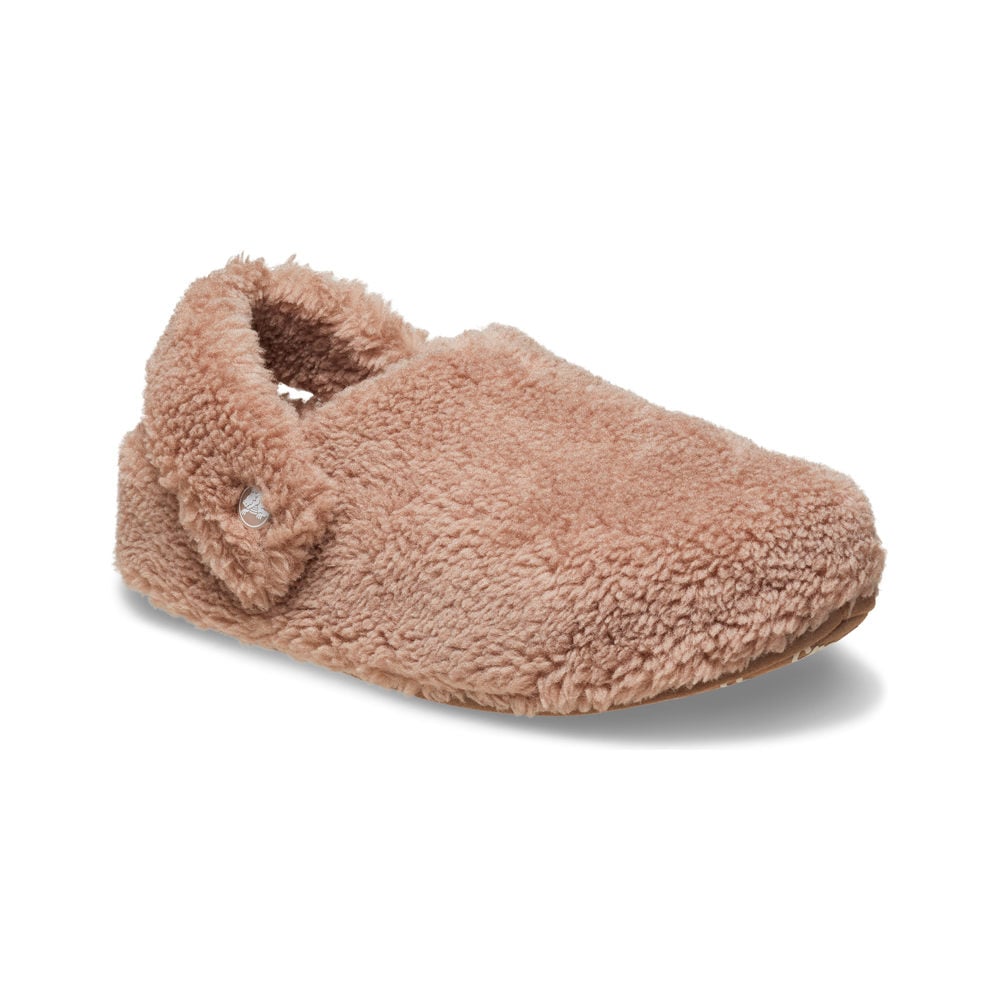 Crocs zueco hombre CLASSIC COZZZY SLIPPER MARRON lateral interior