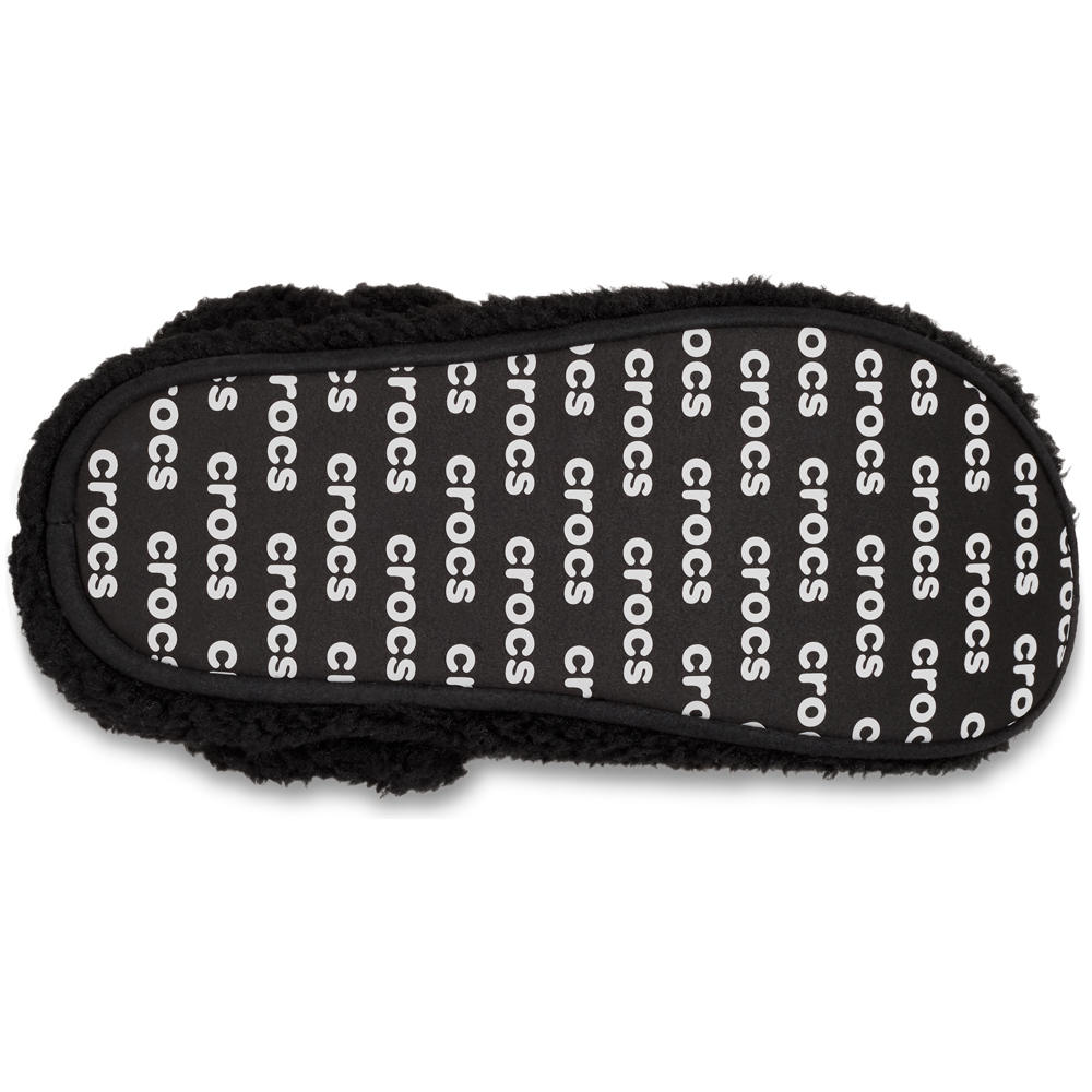 Crocs zueco hombre CLASSIC COZZZY SLIPPER NEGRO vista trasera
