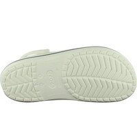 Crocs zueco hombre CROCBAND BLANCO lateral interior