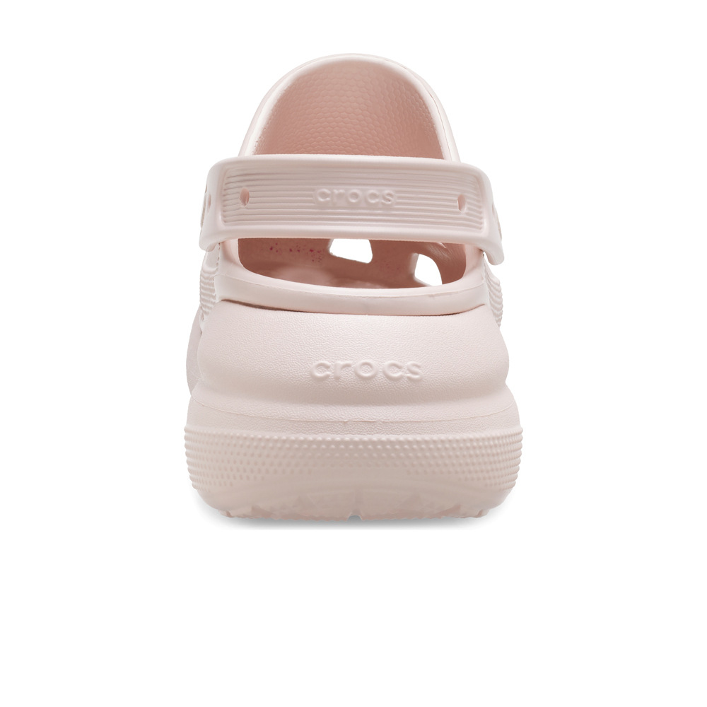 Crocs zueco hombre CRUSH ROSA puntera