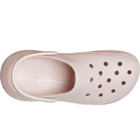 Crocs zueco hombre CRUSH ROSA vista superior
